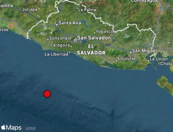 Un sismo de 5,1 sacude El Salvador y es percibido en Guatemala, Honduras y Nicaragua