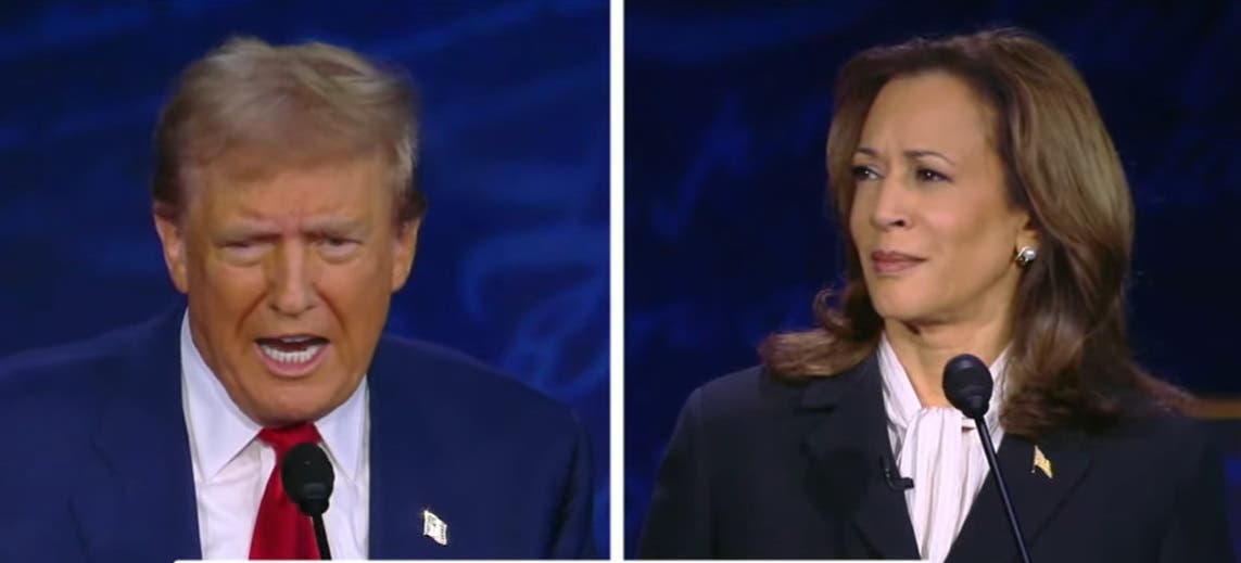 Comienza el debate entre Trump y Harris con un apretón de manos y una presentación formal