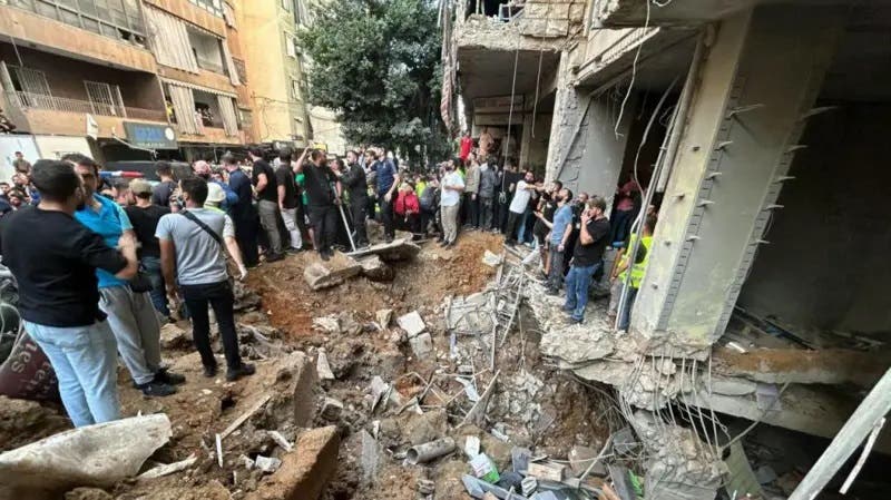 Israel lanza un ataque aéreo en Beirut, la capital de Líbano