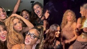 Shakira enciende discoteca de Miami: en fiesta con Anitta, Danna y Lele Pons