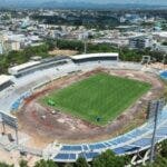 Avanzan los trabajos de remodelación del Estadio Olímpico Félix Sánchez