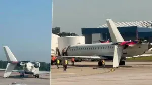 Chocan dos aviones en pista de aeropuerto de Atlanta