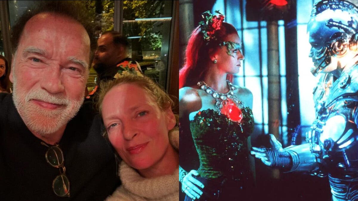 Arnold Schwarzenegger y Uma Thurman tuvieron un reencuentro a 30 años de “Batman y Robin”