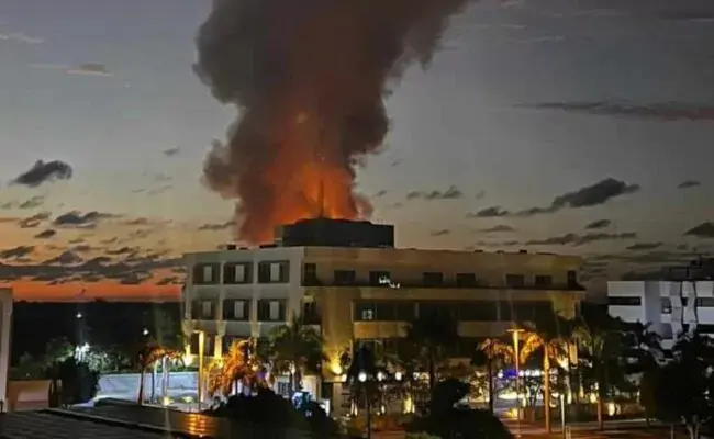 Fuego afecta hotel en Punta Cana