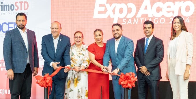 La inauguración de la feria Expo Acero Santiago 2024