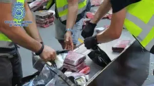 Investigan en Madrid 200 kilos de cocaína de vuelos procedentes de RD y Colombia