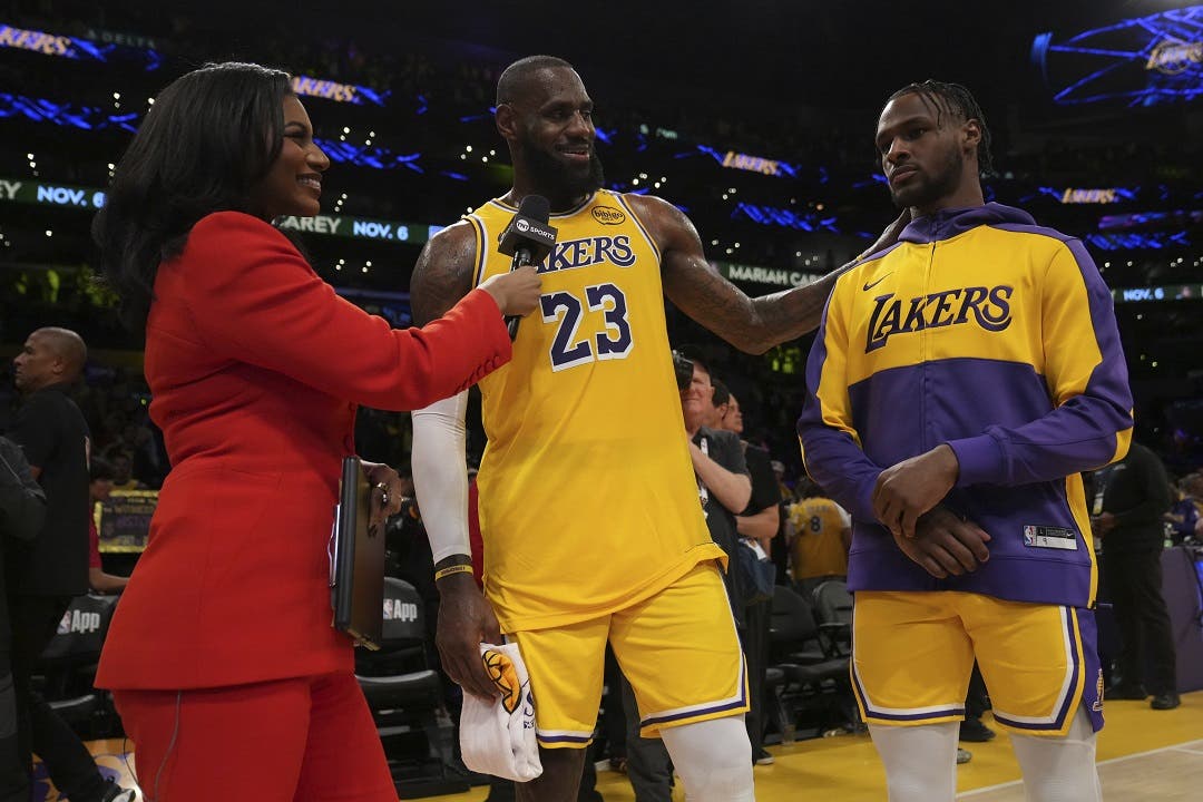 LeBron en la cancha con su hijo Bronny: “Es un momento loco que nunca olvidaré”