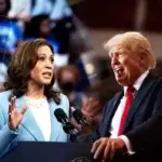 Harris forma frente común con Cheney en el muro azul, Trump apunta a Carolina del Norte