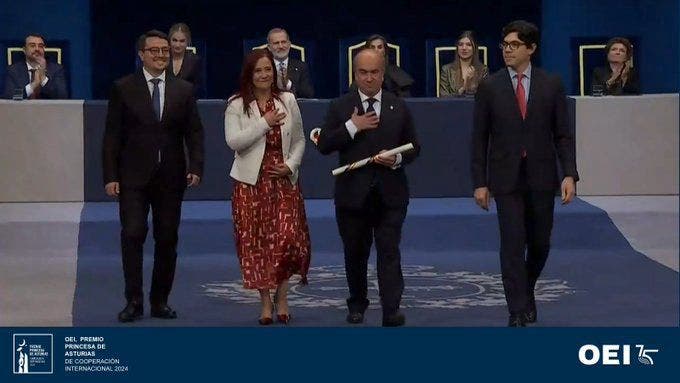 La OEI recibe premio Princesa de Asturias de la Cooperación Internacional