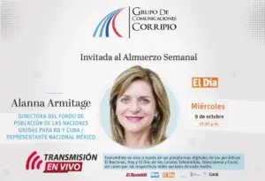 Alanna Armitage en el Almuerzo Semanal del Grupo Corripio segunda parte