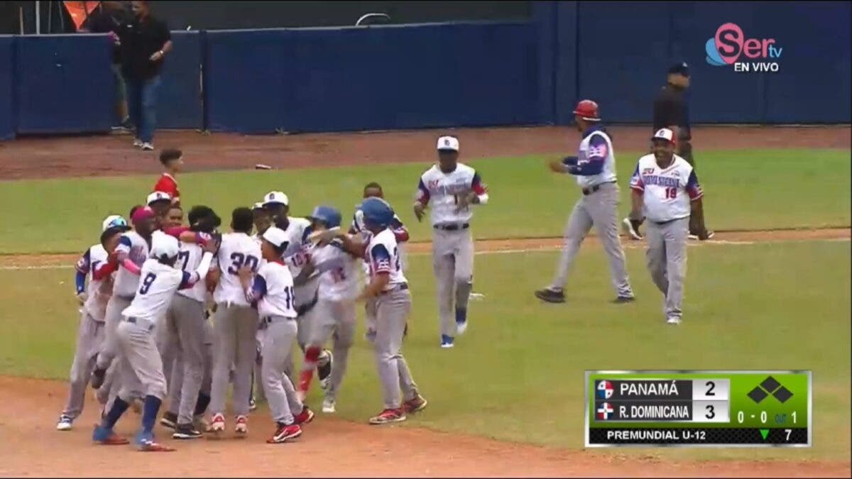 ¡Impresionante! RD disputará medalla de oro  con Estados Unidos en premundial béisbol U-12