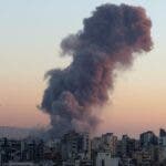 Hizbulá denuncia que el bombardeo israelí al sur de Beirut impactó contra la sede de TV