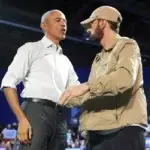 Eminem expresa apoyo a Harris en evento junto a Barack Obama