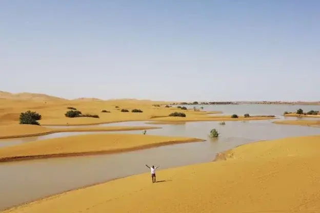 ¡El Sahara se inunda!