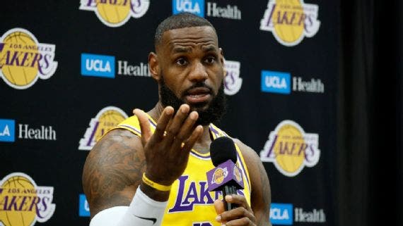 LeBron James: Es injunsto poner expectativas en los nuevos Lakers