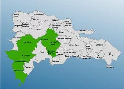 COE aumenta a siete las provincias en alerta verde por vaguada