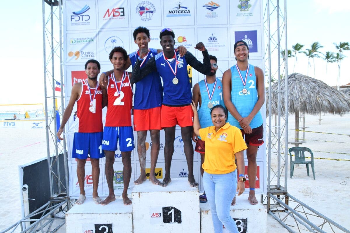 República Dominicana gana plata en voleibol playa Norceca