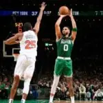 Celtics igualan el récord de triples de la NBA con 29 ante Knicks