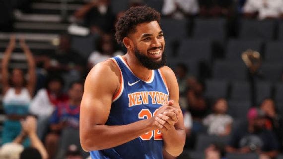 Towns debuta con Knicks en pretemporada con 10 puntos