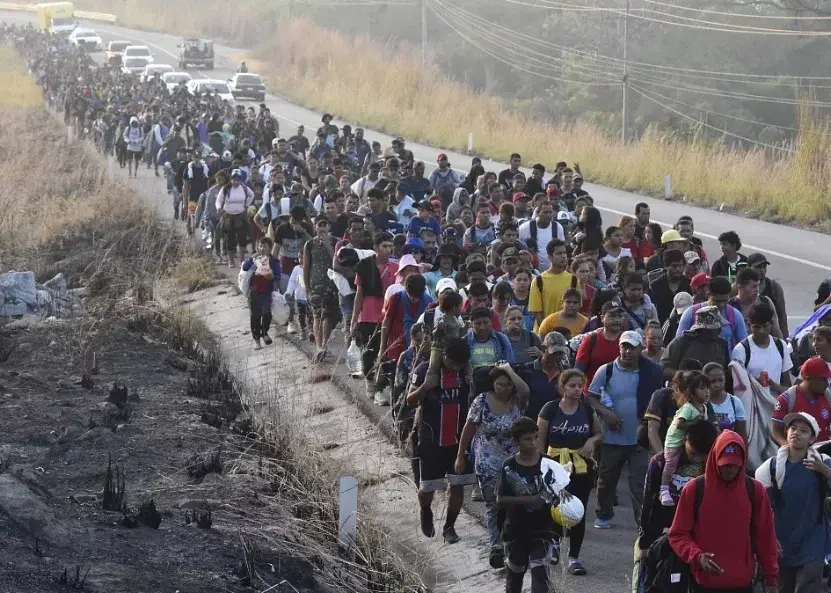 Última caravana de migrantes ya salió