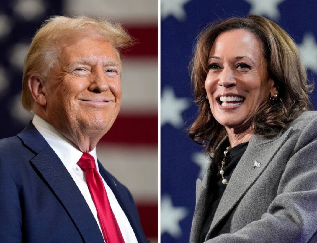 Harris y Trump llegan empatados en las encuestas y con mínima distancia en estados claves