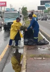 Operativos de limpieza son intensificados por lluvias