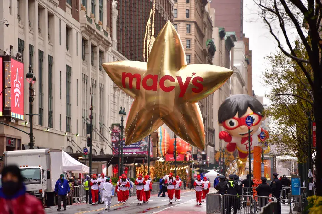 El desfile de Acción de Gracias de Macy's es una tradición en los Estados Unidos. Fuente externa