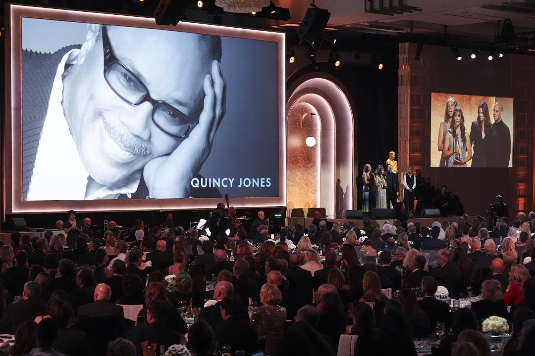 Los hijos de Quincy Jones recibieron el Oscar honorífico de su padre. EFE