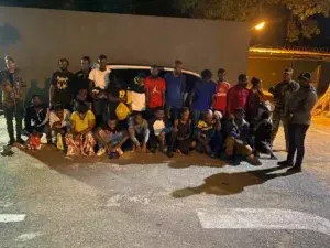 Jeepeta traficaba 22 haitianos ilegales en Mao