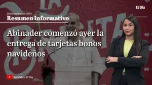 Abinader comenzó ayer la entrega de tarjetas bonos navideños en DN