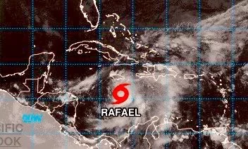 Se forma la tormenta Rafael, que pone en alerta a Cuba, Jamaica y las Islas Caimán