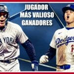 ¡UNÁNIMES! Aaron Judge y Shohei Ohtani fueron premiados con los JMV