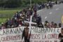 Gran caravana va hacia la frontera sur de México