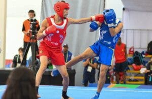 Dos dominicanos aseguran la plata wushu juegos Perú