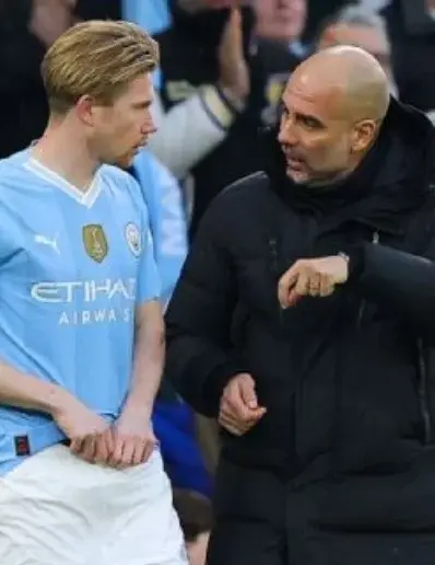 Pep Guardiola niega conflicto con Bruyne