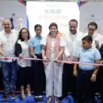 Vicepresidenta Raquel Peña inaugura polideportivo en Santiago