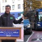 NYC rediseña la calle 96 en Manhattan con carriles exclusivos para autobuses