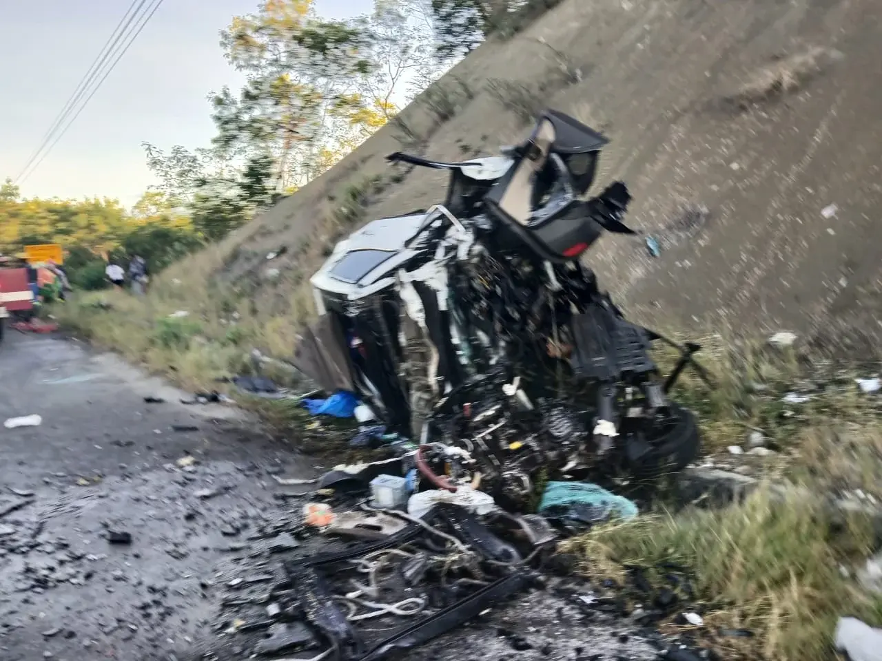 Se eleva a 4 el número de muertos y heridos en accidente de tránsito Azua-Baní