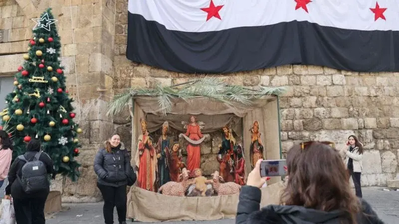 Los cristianos del norte de Siria celebran la Navidad preocupados por la incertidumbre