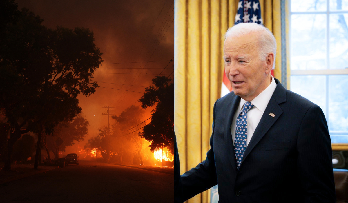 Biden recibe informe sobre incendios de Los Ángeles y declara la catástrofe grave