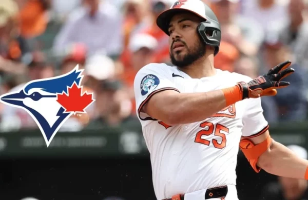 Anthony Santander pactó con los Azulejos de Toronto.