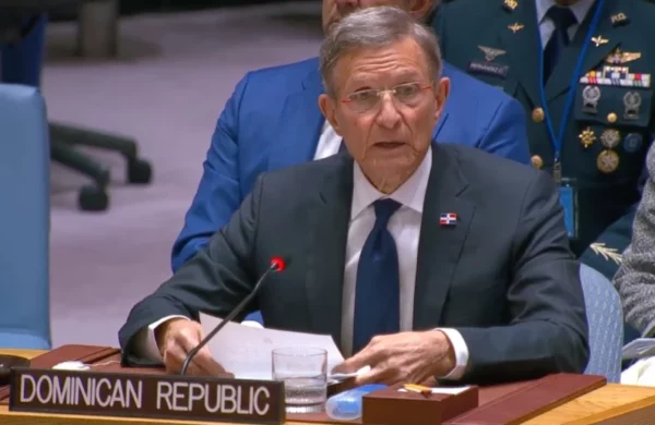 El canciller participó en el Consejo de Seguridad de la ONU.