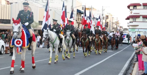 Así lucían las calles de la Ciudad Colonia durante celebración.  José Francisco.