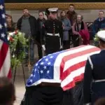 Jimmy Carter yace en capilla ardiente en el Capitolio antes de su funeral de Estado