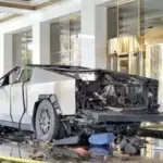 El Tesla que explotó en Las Vegas iba cargado de cilindros de gas, combustible y morteros