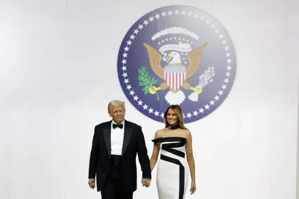 El presidente de los Estados Unidos, Donald Trump, y Melania Trump, se robaron todas las miradas del evento. EFE