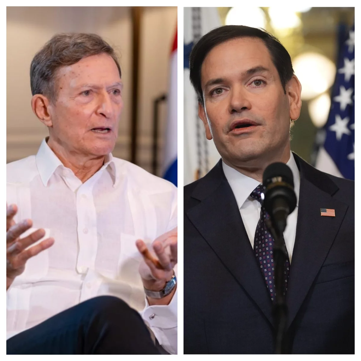 Roberto Álvarez y Marco Rubio hablan de la crisis haitiana