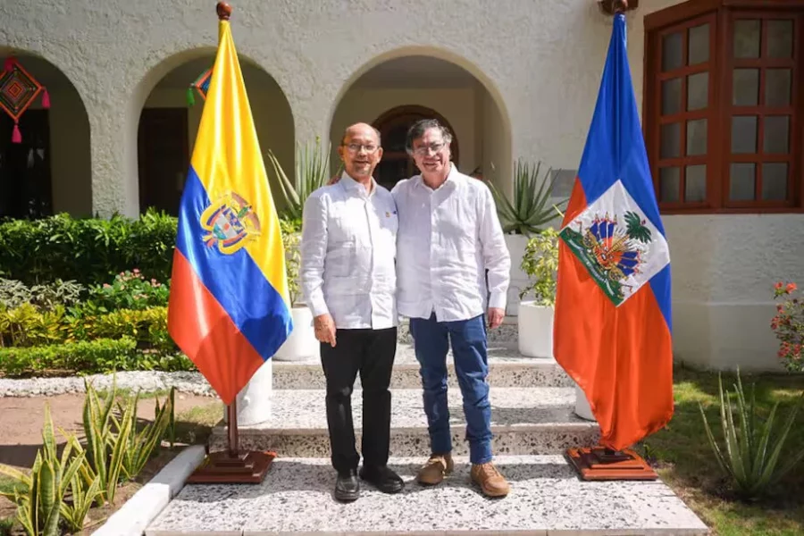 El presidente Gustavo Petro llegó a Haití. El presidente Gustavo Petro llegó a Haití.