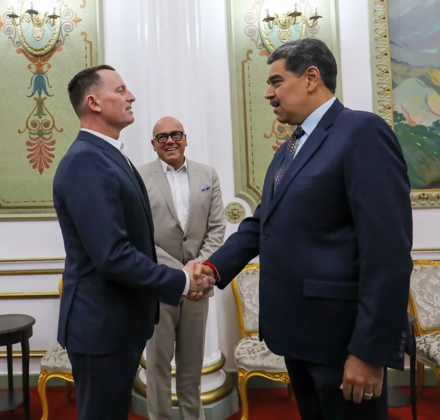 Nicolás Maduro y Richard Grenell Nicolás Maduro y Richard Grenell