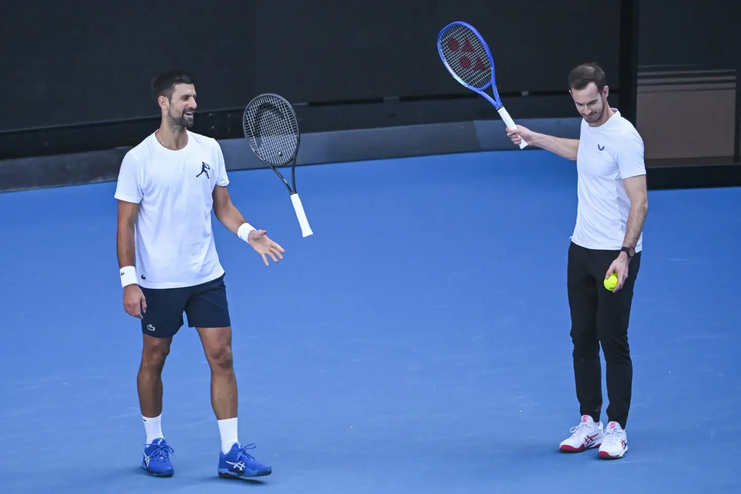 Novak Djokovic y Andy Murray se unen en el Abierto de Australia